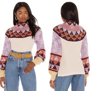 Free People Swit The Small Stuff Sweater Size Medium